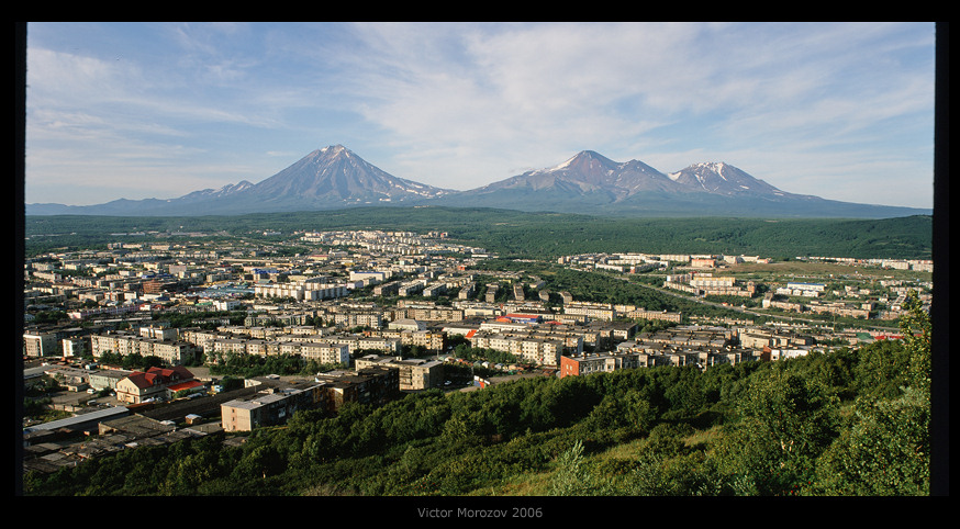 Петропавловск. Вулканы