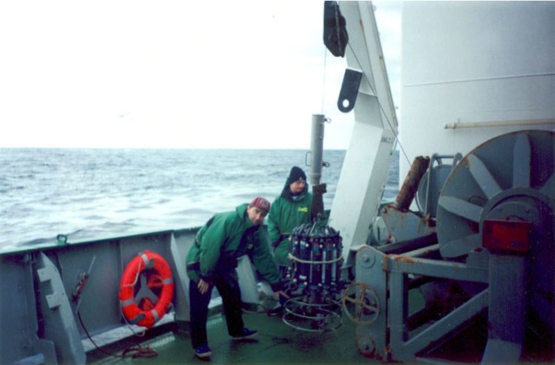 Экспедиция весны 2001 года на НИС "Академик Иоффе" 16